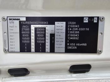 R650 V8 / 6X4 / FULL AIR / PARKING COOLER